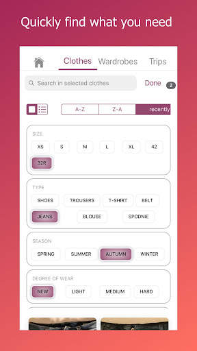 My wardrobes screenshot 5