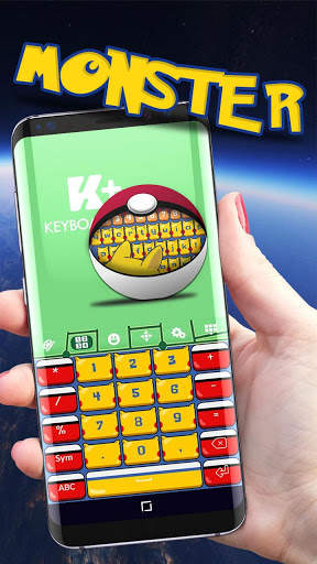 Monster Keyboard Theme स्क्रीनशॉट 2
