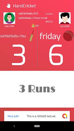 Hand Cricket Challenge - Online War screenshot 3