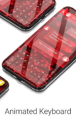 True Love Animated Keyboard   Live Wallpaper screenshot 2