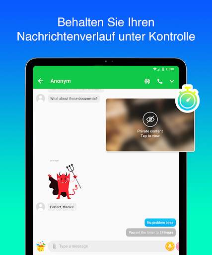 Mint Messenger - Chat And Sms screenshot 15