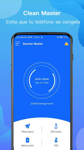 Booster Master-Eliminador de Basura en tu Teléfono screenshot 1