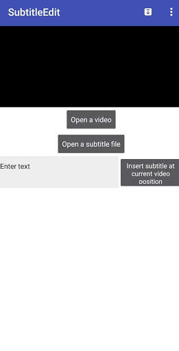 SubEdit - Edit, create, synchronize subtitles screenshot 3