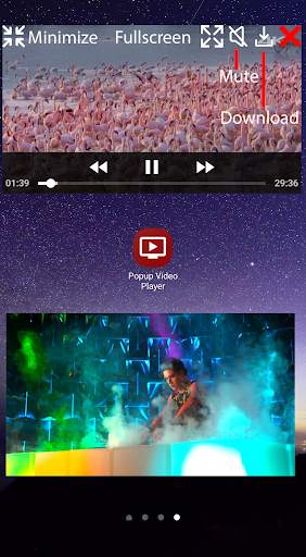 Popup Video Player screenshot 2