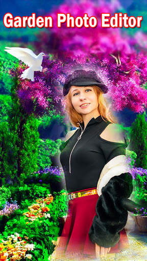 Garden Photo Frame : Cut paste Editor 4 تصوير الشاشة