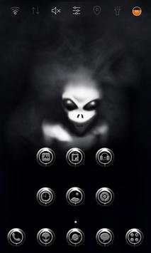 Black Alien Launcher theme screenshot 2