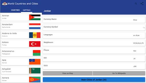 World Countries And Cities screenshot 10