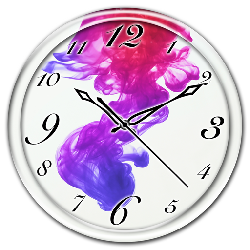Ink in Water Clock Live WP icon