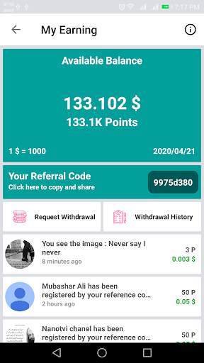 Daily Status Earn Money स्क्रीनशॉट 7