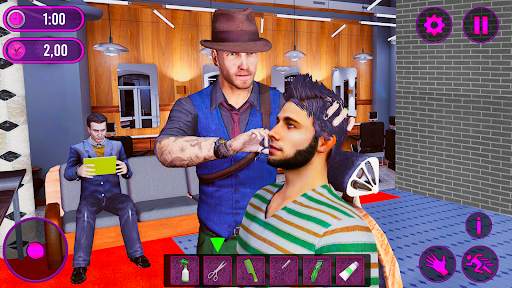 Haircut barber shop simulator screenshot 1