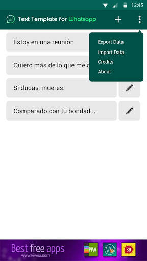 Templates for WhatsApp screenshot 2