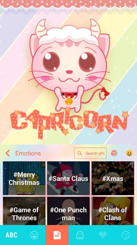 Capricorn Theme for iKeyboard स्क्रीनशॉट 3