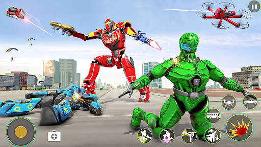 US Drone Bus Robot Transform screenshot 8