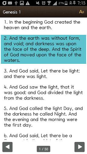 Holy Bible-King James Version screenshot 6