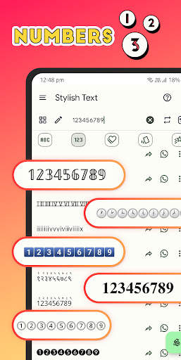 Stylish Text - Fonts Keyboard screenshot 8