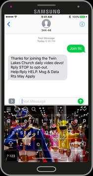 Keyboard for Rangers Emoji screenshot 3
