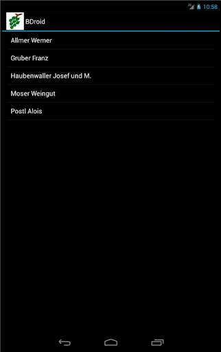 Buschenschank-Droid screenshot 4