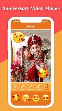 Anniversary Video Maker with song скриншот 6