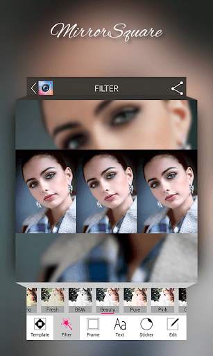 Square Mirror Photo screenshot 2