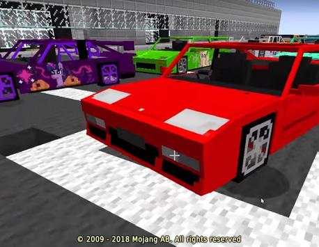 Minecraft Cars Addon screenshot 1