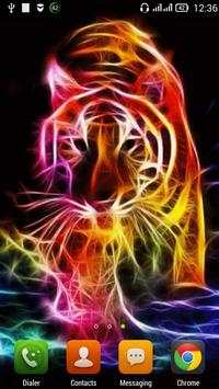 Shining tiger live wallpaper screenshot 1