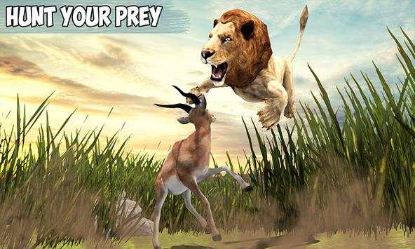 Angry Lion Jungle Survival 3D screenshot 2