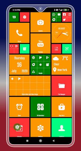 Compact Hitech launcher Pro - Themes, Wallpaper screenshot 8