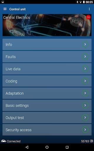 OBDeleven VAG car diagnostics screenshot 10