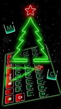 Neon Merry Christmas Keyboard 1 تصوير الشاشة