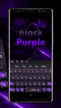 Black Purple Cool Keyboard screenshot 3