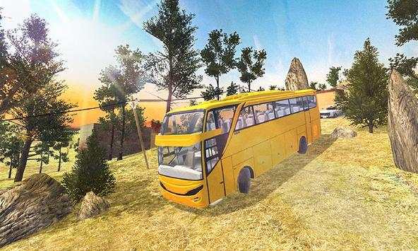 Hill Bus 3D Racing Driving Simulator Game screenshot 1