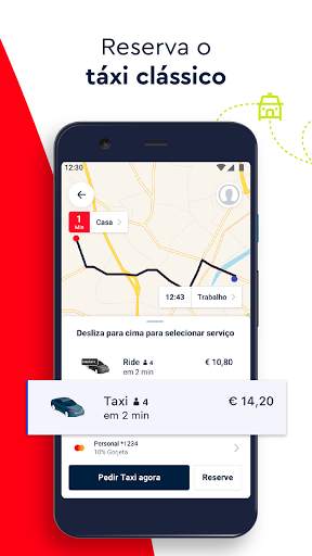 FREE NOW (Kapten) - Serviço de TVDE, Táxi, Scooter screenshot 2