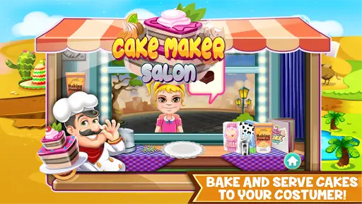 Cake Maker Salon: Bakery Story स्क्रीनशॉट 3