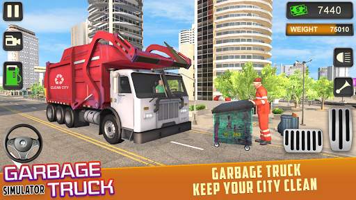 Trash Truck Driving Simulator: Driving Games 2020 screenshot 4