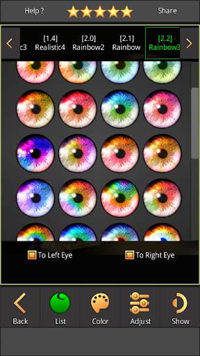 FoxEyes - Change Eye Color screenshot 8