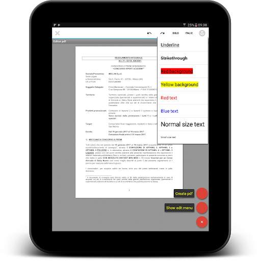 EDITOR TEXT FOR PDF screenshot 14