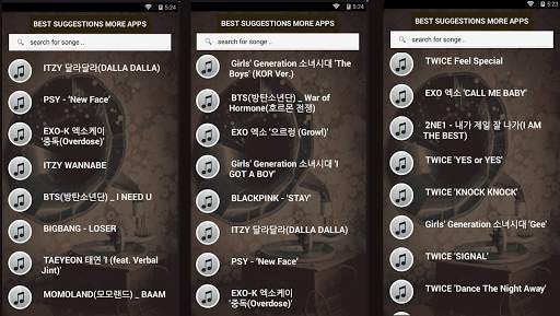 BTS EXO PSY بالكلمات اشهر اغاني كورية بدون نت 2021 screenshot 8
