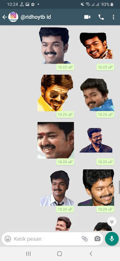 Sticker Wa Thalapathy Vijay WAStickerApps screenshot 6