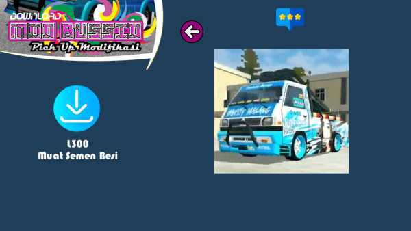 Download Mod Bussid Pickup Modifikasi screenshot 5