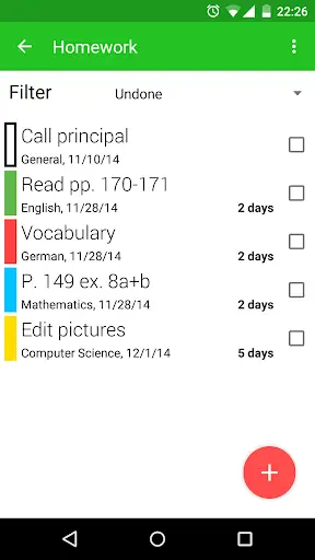 Timetable screenshot 3
