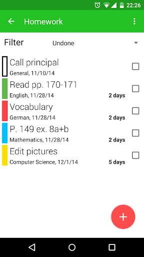 Timetable screenshot 3