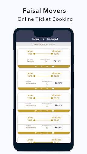 Faisal Movers Online Tickets screenshot 4