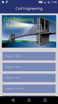 Civil Engineering Tutorial 1 تصوير الشاشة