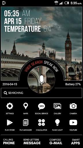 Black Total launcher theme screenshot 6
