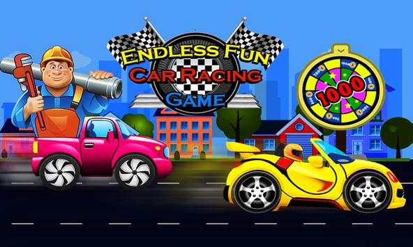 Uphill Climbing Car Racing Games: Baby Fun Ride screenshot 1