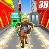 Subway Naruto Runner Run 3D icon