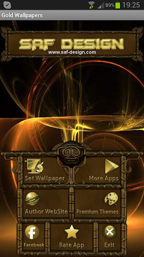 GOLD Go Launcher EX theme screenshot 6
