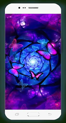 Neon Butterfly Wallpaper screenshot 9