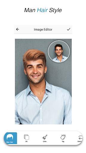 Man HairStyle Photo Editor screenshot 6