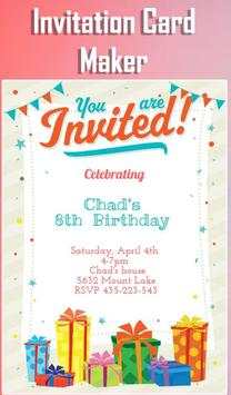 Invitation card maker screenshot 4